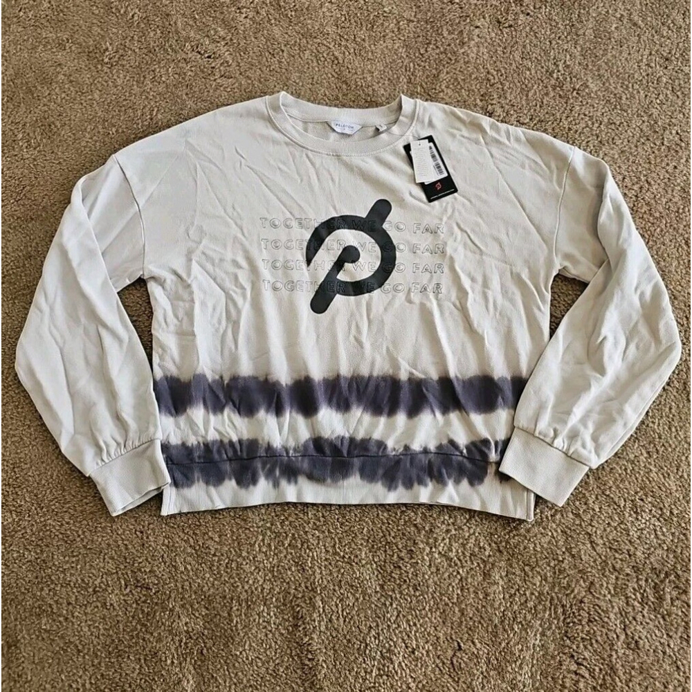 Peloton Daydreamer Tie-Dye Pullover Sweatshirt Medium